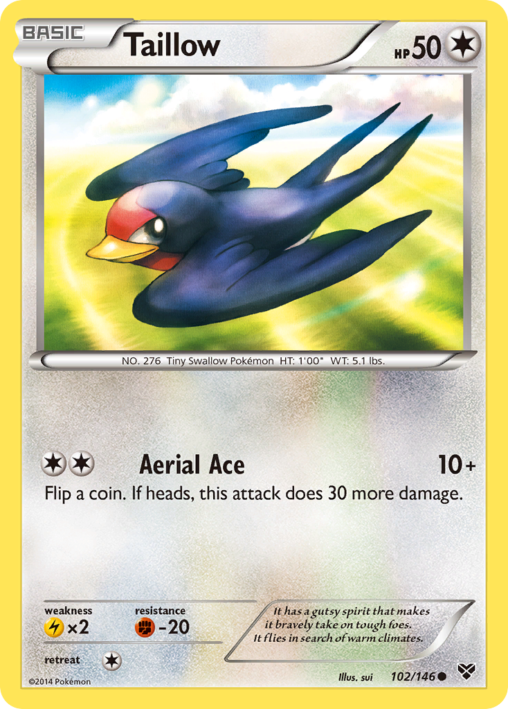 Taillow (102/146) [XY: Base Set] | RetroPlay Games