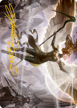 Sigarda's Splendor Art Card (Gold-Stamped Signature) [Innistrad: Midnight Hunt Art Series] | RetroPlay Games