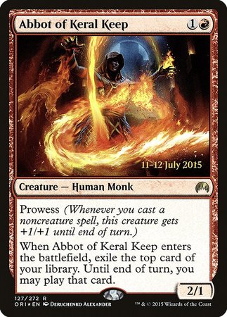 Abbot of Keral Keep [Magic Origins Promos] | RetroPlay Games