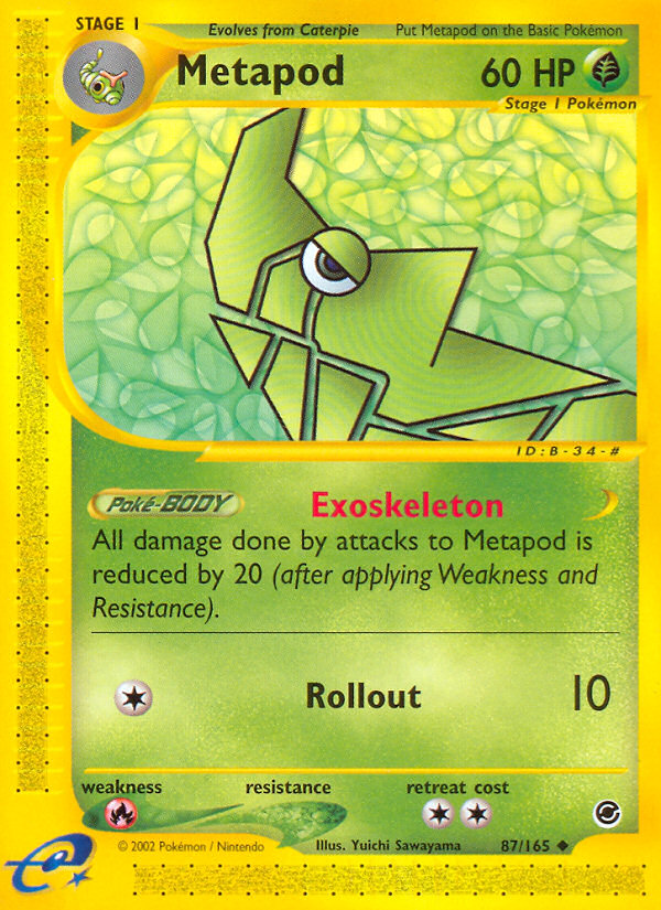 Metapod (87/165) [Expedition: Base Set] | RetroPlay Games