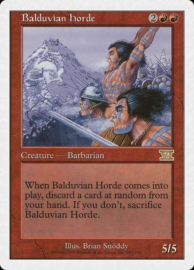 Balduvian Horde [Classic Sixth Edition] | RetroPlay Games