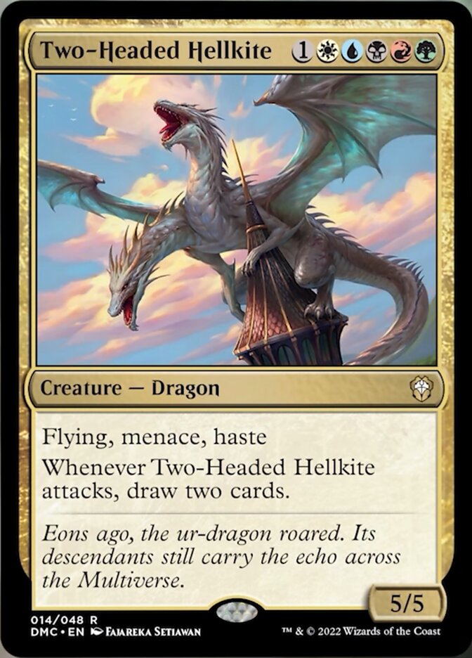 Two-Headed Hellkite [Dominaria United Commander] | RetroPlay Games