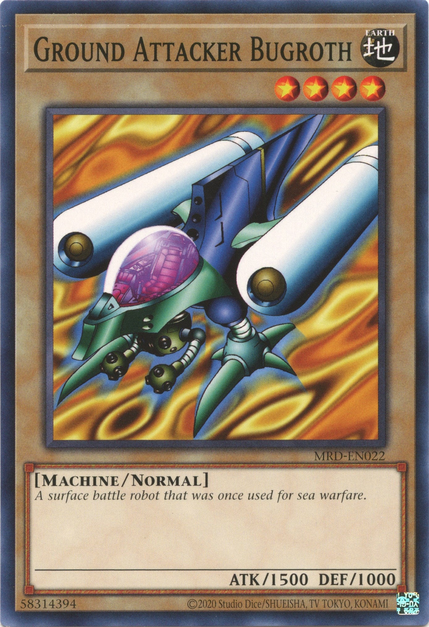 Ground Attacker Bugroth (25th Anniversary) [MRD-EN022] Common | RetroPlay Games