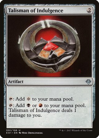 Talisman of Indulgence [Archenemy: Nicol Bolas] | RetroPlay Games