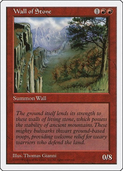 Wall of Stone [Fifth Edition] | RetroPlay Games