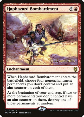 Haphazard Bombardment [Dominaria Promos] | RetroPlay Games