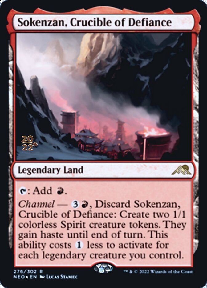 Sokenzan, Crucible of Defiance [Kamigawa: Neon Dynasty Prerelease Promos] | RetroPlay Games