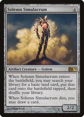 Solemn Simulacrum [Magic 2012] | RetroPlay Games