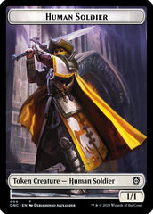 Human Soldier // Elephant Double-Sided Token [Phyrexia: All Will Be One Commander Tokens] | RetroPlay Games