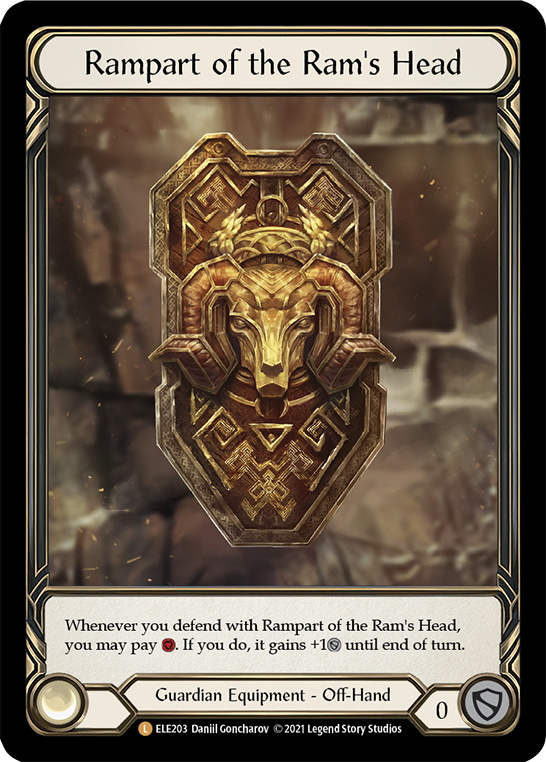 Rampart of the Ram's Head [ELE203] (Tales of Aria)  1st Edition Cold Foil | RetroPlay Games