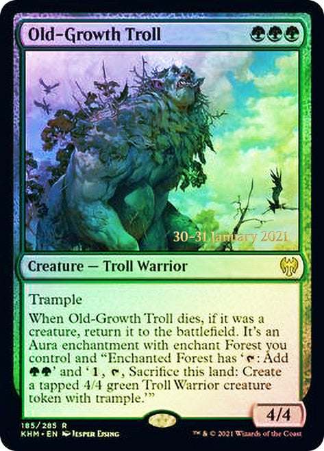 Old-Growth Troll  [Kaldheim Prerelease Promos] | RetroPlay Games