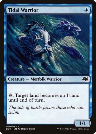 Tidal Warrior [Duel Decks: Merfolk vs. Goblins] | RetroPlay Games