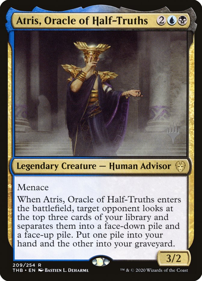 Atris, Oracle of Half-Truths (Promo Pack) [Theros Beyond Death Promos] | RetroPlay Games