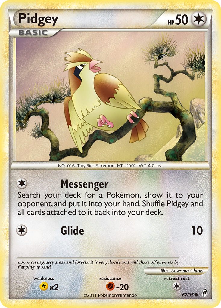 Pidgey (67/95) [HeartGold & SoulSilver: Call of Legends] | RetroPlay Games