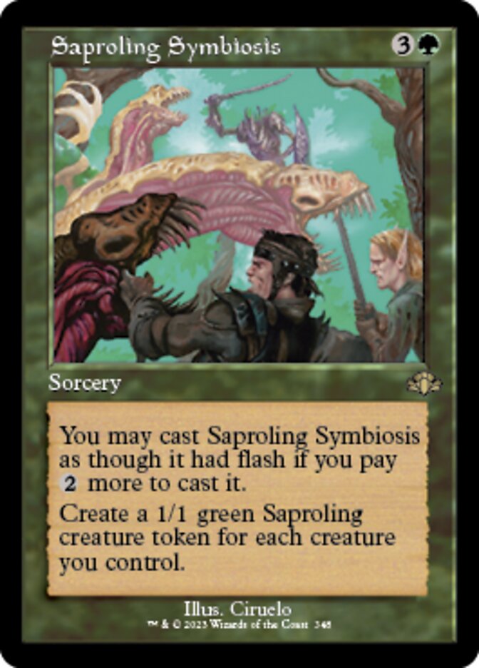 Saproling Symbiosis (Retro) [Dominaria Remastered] | RetroPlay Games
