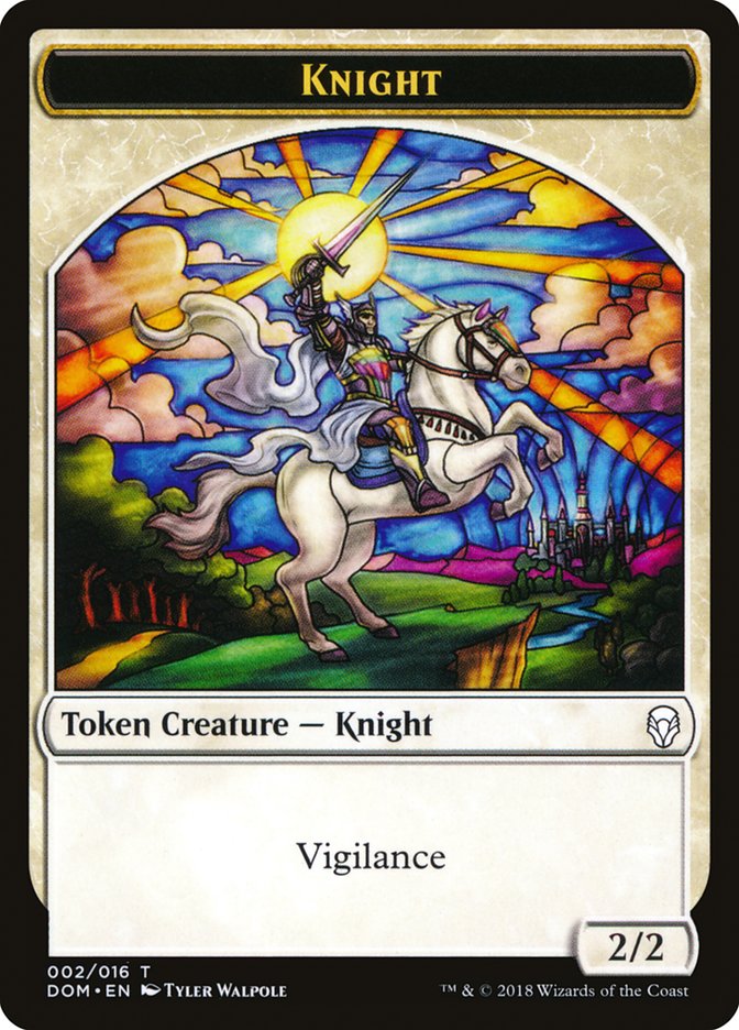 Knight (002/016) [Dominaria Tokens] | RetroPlay Games