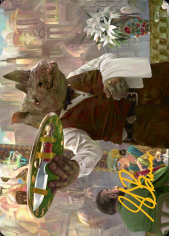 Killer Service Art Card (Gold-Stamped Signature) [Streets of New Capenna Art Series] | RetroPlay Games