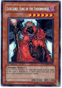 Lich Lord, King of the Underworld [FOTB-EN062] Secret Rare | RetroPlay Games