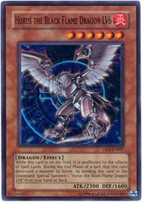 Horus the Black Flame Dragon LV6 [DR3-EN007] Super Rare | RetroPlay Games