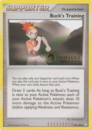 Bucks Training (130/146) (Prerelease Promo) [Diamond & Pearl: Legends Awakened] | RetroPlay Games