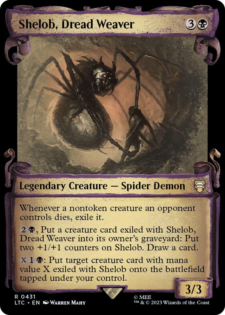 Shelob, Dread Weaver [The Lord of the Rings: Tales of Middle-Earth Commander Showcase Scrolls] | RetroPlay Games