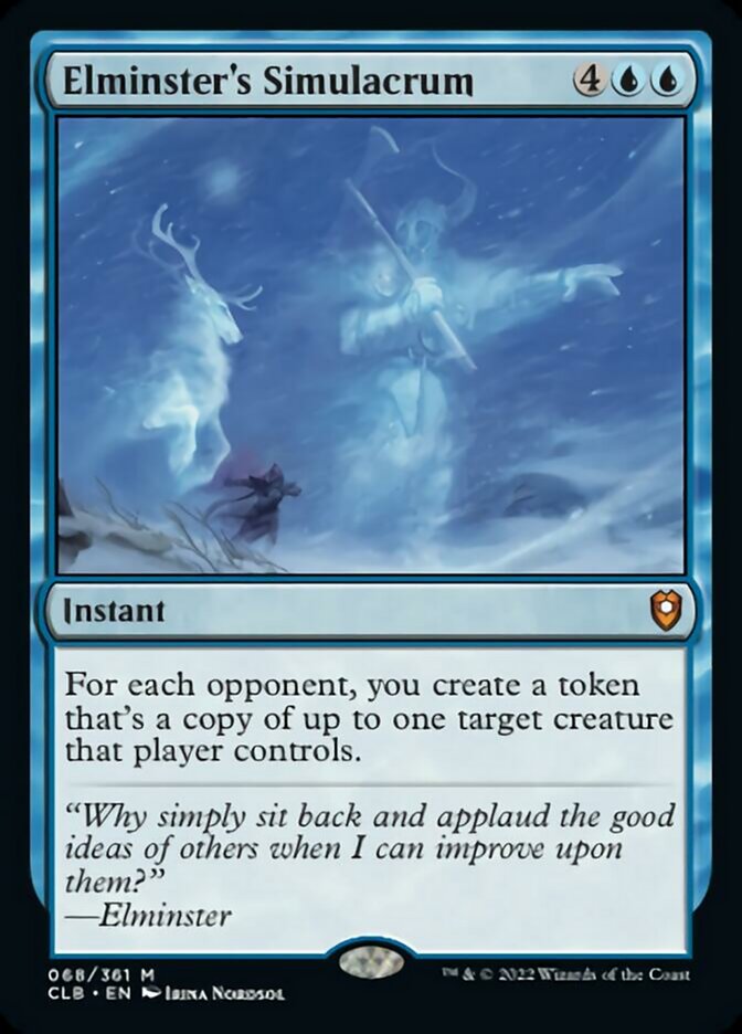 Elminster's Simulacrum [Commander Legends: Battle for Baldur's Gate] | RetroPlay Games