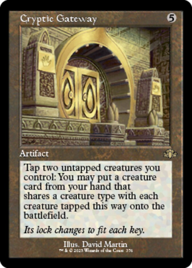 Cryptic Gateway (Retro) [Dominaria Remastered] | RetroPlay Games