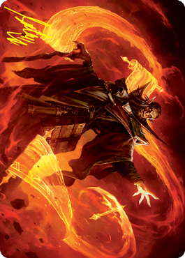 Plargg, Dean of Chaos Art Card (Gold-Stamped Signature) [Strixhaven: School of Mages Art Series] | RetroPlay Games