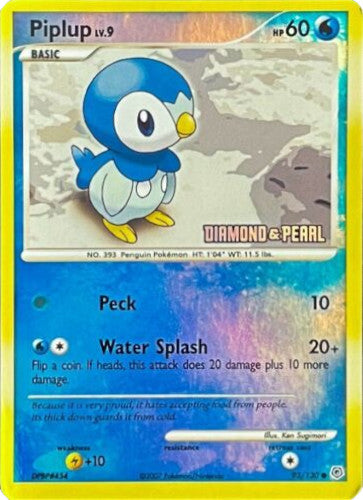 Piplup (93/130) (Diamond and Pearl) [Burger King Promos: 2008 Collection] | RetroPlay Games