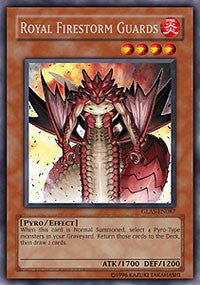 Royal Firestorm Guards [GLAS-EN087] Secret Rare | RetroPlay Games