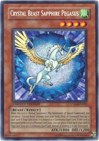 Crystal Beast Sapphire Pegasus [CT04-EN002] Secret Rare | RetroPlay Games