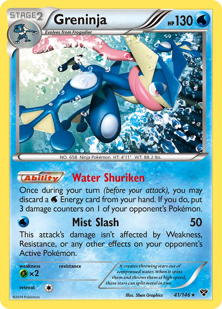 Greninja (41/146) (Cosmos Holo) (Blister Exclusive) [XY: Base Set] | RetroPlay Games