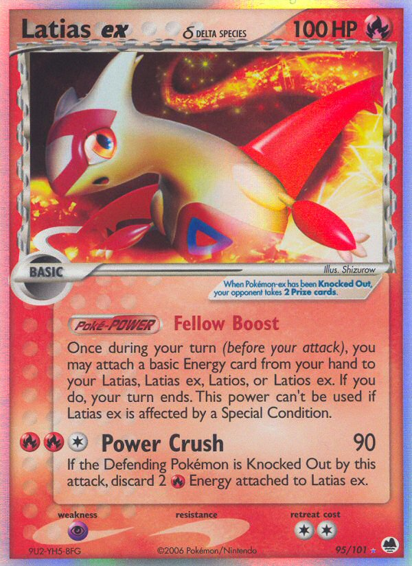 Latias ex (95/101) (Delta Species) [EX: Dragon Frontiers] | RetroPlay Games