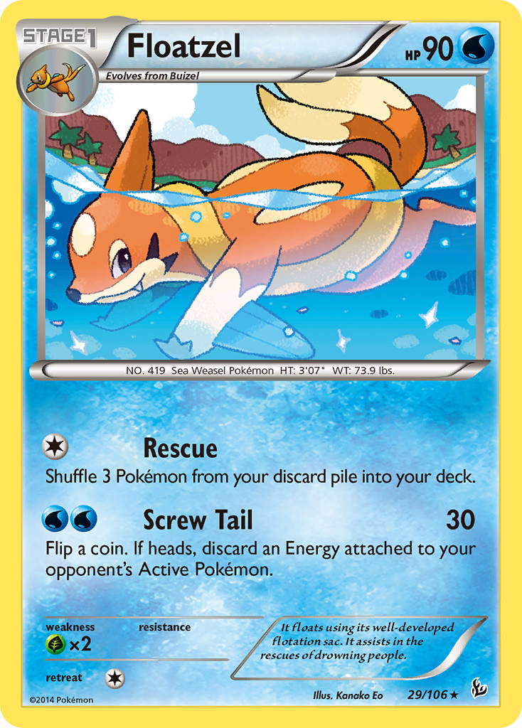 Floatzel (29/106) [XY: Flashfire] | RetroPlay Games