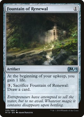 Fountain of Renewal [Core Set 2019] | RetroPlay Games