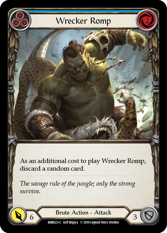 Wrecker Romp (Blue) [RNR023-C] (Rhinar Hero Deck)  1st Edition Normal | RetroPlay Games