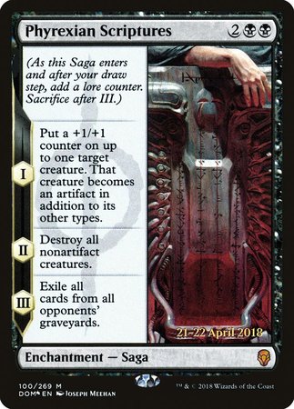 Phyrexian Scriptures [Dominaria Promos] | RetroPlay Games