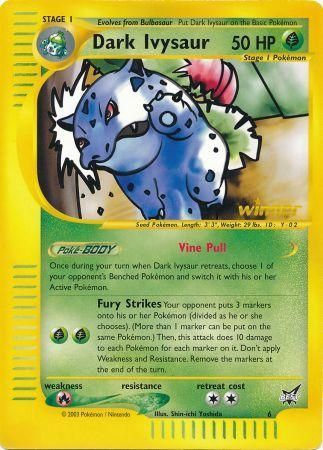 Dark Ivysaur (6) (Winner) (Jumbo Card) [Best of Promos] | RetroPlay Games