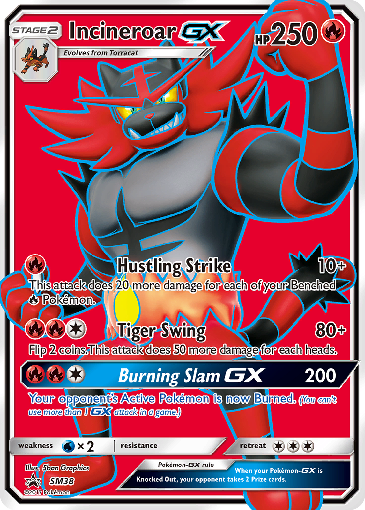 Incineroar GX (SM38) [Sun & Moon: Black Star Promos] | RetroPlay Games