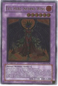 Evil Hero Inferno Wing (UTR) [GLAS-EN038] Ultimate Rare | RetroPlay Games