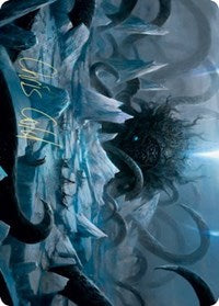 Icebreaker Kraken Art Card (Gold-Stamped Signature) [Kaldheim: Art Series] | RetroPlay Games