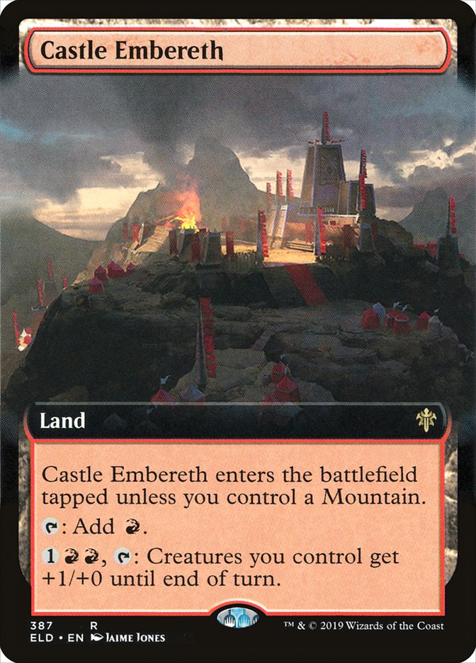 Castle Embereth (Extended Art) [Throne of Eldraine] | RetroPlay Games