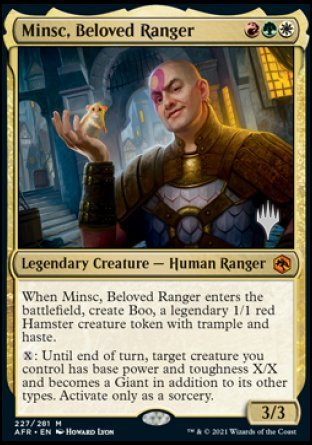 Minsc, Beloved Ranger (Promo Pack) [Dungeons & Dragons: Adventures in the Forgotten Realms Promos] | RetroPlay Games