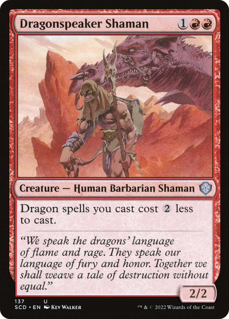 Dragonspeaker Shaman [Starter Commander Decks] | RetroPlay Games