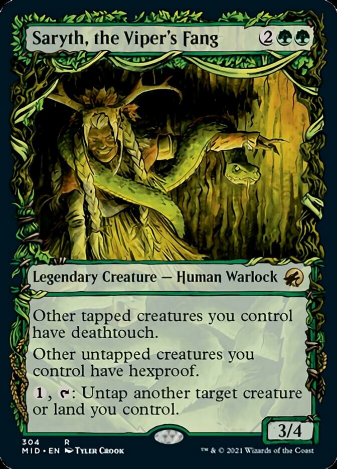Saryth, the Viper's Fang (Showcase Equinox) [Innistrad: Midnight Hunt] | RetroPlay Games