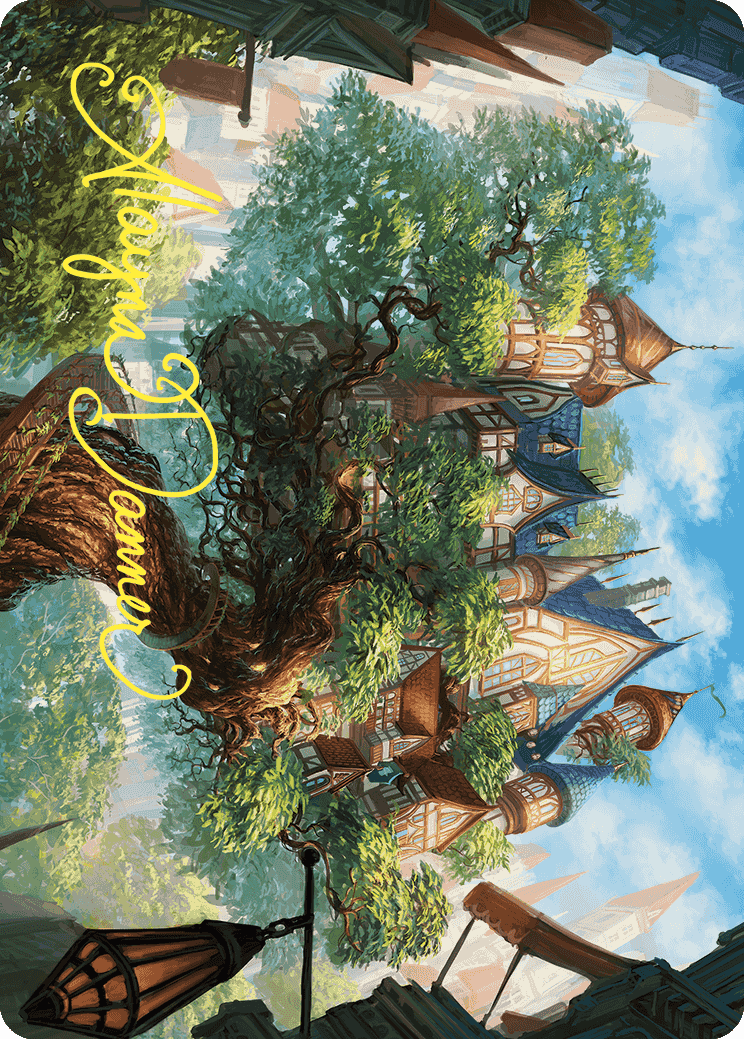 Edgewall Inn Art Card (Gold-Stamped Signature) [Wilds of Eldraine Art Series] | RetroPlay Games