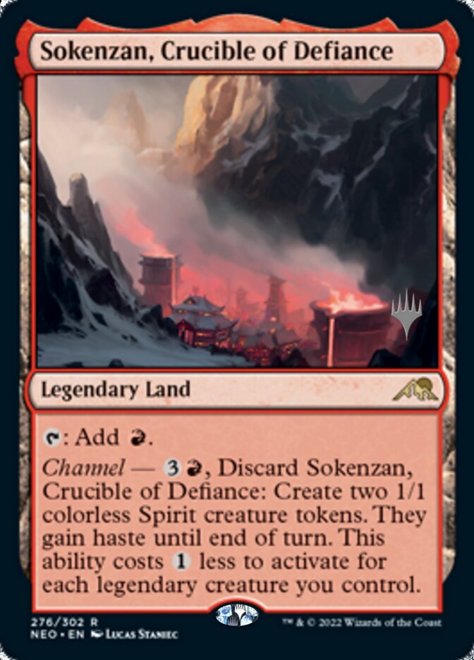 Sokenzan, Crucible of Defiance (Promo Pack) [Kamigawa: Neon Dynasty Promos] | RetroPlay Games