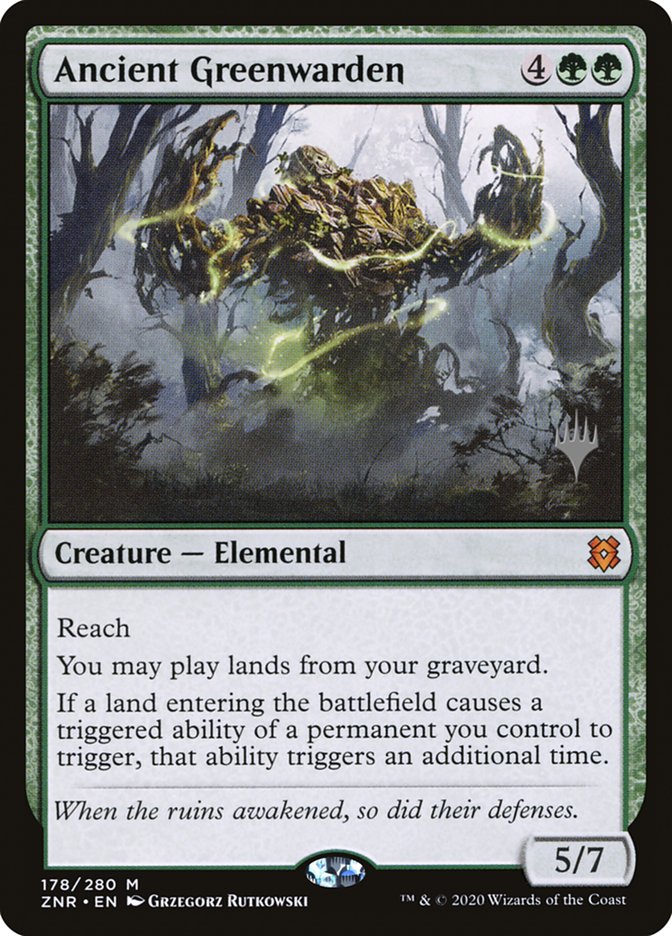 Ancient Greenwarden (Promo Pack) [Zendikar Rising Promos] | RetroPlay Games