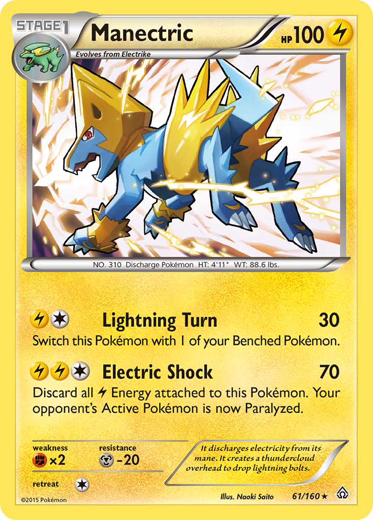 Manectric (61/160) [XY: Primal Clash] | RetroPlay Games