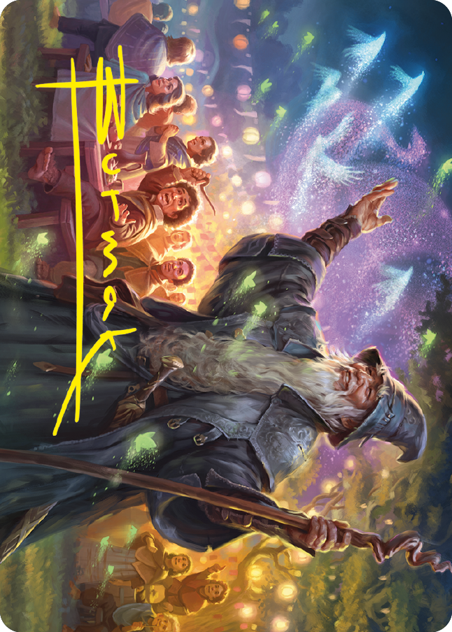 Gandalf, Friend of the Shire Art Card (Gold-Stamped Signature) [The Lord of the Rings: Tales of Middle-earth Art Series] | RetroPlay Games